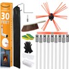 Sealegend 30 Feet Chimney Sweep Kit Chimney Brush, Chimney Cleaning