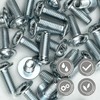 25 x pan head screws with flange and hexagon socket,