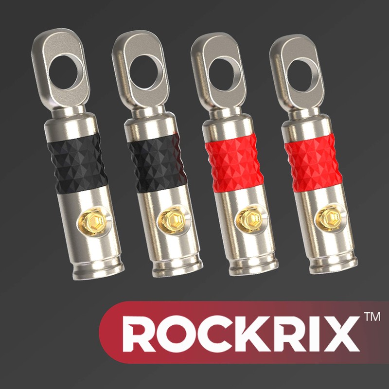 ROCKRIX True Copper 8 AWG Gauge Set Screw Battery Wire