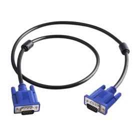 Pasow 1m D-sub 15 Pin Male to Male Display Cable VGA Cable with Extra Fine Gold Plated Connector Core for TV Computer, Projector, 3.3 ft (1 m)