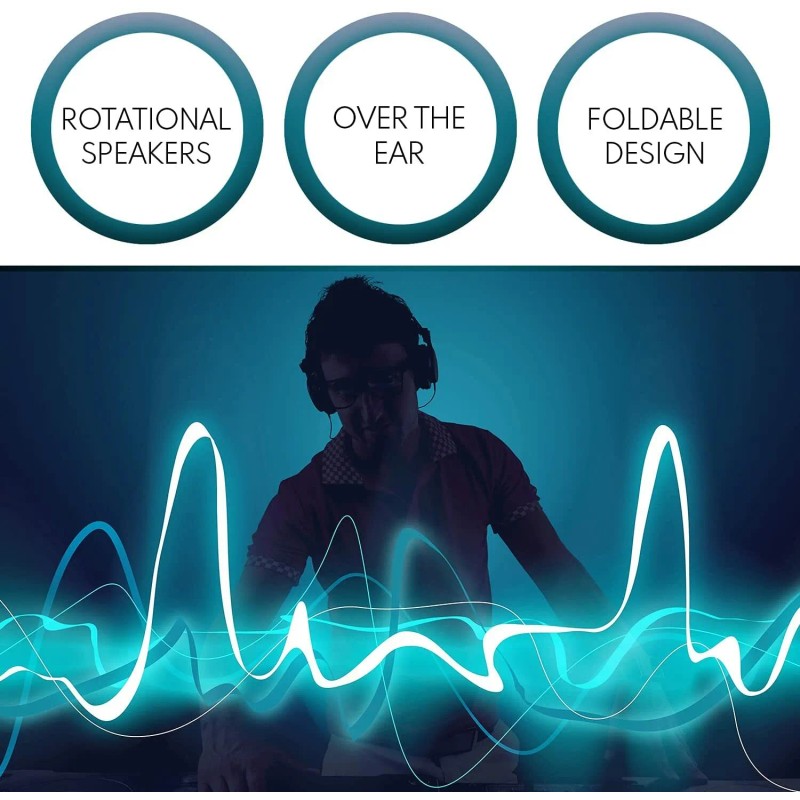 iFrogz Billionaire DJ-Style Stereo Headphones Gold/Brown