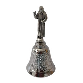Pietrelcina Pietrelcina Liturgy Bell - Statuette - Silver Plated Metal - Height 7.5 cm