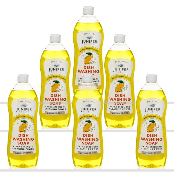 Juniper CLEAN, Dish Soap, Lemon Apple Scent, Liquid Dish Washing