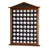 63 Golf Ball Designer Display Case Cabinet (Walnut)