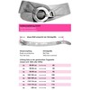Caspar GU243 Wide Women's Waist Belt - 95