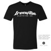 Ironville Heavy Iron Outlaw Skull Powerlifting Soft Blend T Shirt