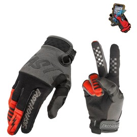 UNIQOCK Cycling Gloves, Bicycle Gloves, Spring, Summer, Autumn, Smartphone Compatible, Breathable, 3D Padding, Shock Absorbing, Road Bike, Full Finger Gloves, Men's, Women's
