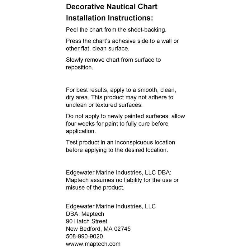 Block Island, RI Decorative Nautical Charts