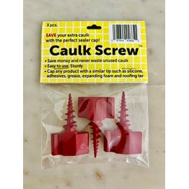 Caulk Screw,Caulk Tool, Caulking Gun,Caulk Saver,Caulk caps,Caulk Stopper, Caulk Tube Sealer,caulking Tube Stopper,Screw on Caulk Tube Ends,Screw on Caulk Tube Tips
