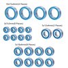 BRKRC 22PCS Steel Blue Ball Bearing Kit for Team Associated
