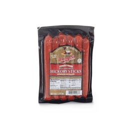 Usinger's Famous Smoked Meat Snack Sticks - Shelf-Stable - Perfect for Road Trips, Hiking Fuel, Post-Workout Protein, Snacking & Charcuterie Boards (6-Pack, Hot & Spicy Hickory Sticks)