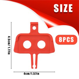 Pack of 8 Bicycle Disc Brakes Spacers, Disc Brake, Bicycle Transport Safety Bicycle Brake Spacer, Disc Brakes MTB Bicycle Parts Bicycle Accessories Disc Brakes Spacers