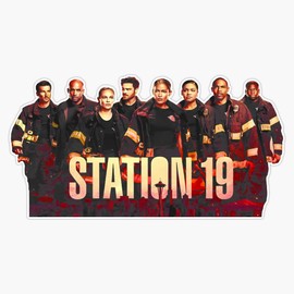 Station 19 Logo 9 Sticker Bumper Sticker Vinyl Decal 5"