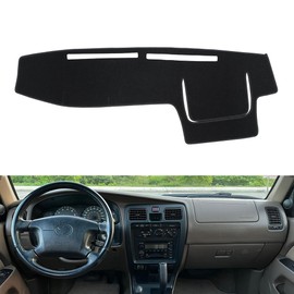BLIBLIUNIT Dashboard Cover Dash Cover Mat Pad Carpet Custom Fit for Toyota 4Runner 1996 1997 1998 1999 2001 2002 (96-02 Black)