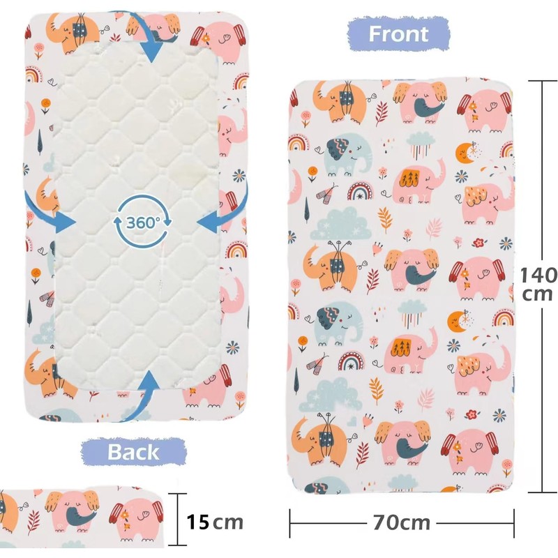 Baby Cot Bed Fitted Sheets 120 x 60 100% Cotton