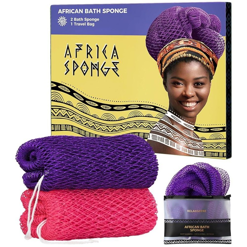 Africa Net 아프리카 네트 스펀지 정품 - 각질 제거 바디