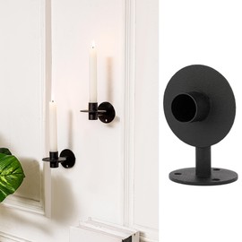 Modern Taper Candle Sconces Set of Two Decorative Wall Candle Holder Set of 2 for Living Room, Dining Room, Fireplace,Entrance, Christmas Wall Decoration