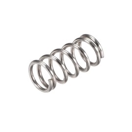 TOP-VIGOR 10Pcs Compression Spring, 20mm OD,1.2mm Wire Size,20mm Free Length Dual Extended Durable Dual Hook Tension Spring for Furniture Screen Doors Repair Projects
