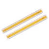 Rulex Verulam 30cm 12 inch Flat Oval Metric Scale Ruler