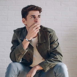 JewelryWe Mens Leather Bracelet Classic Braided Leather Cuff Punk Rock Style Lengthen Leather Wristband Bracelet with Magnetic Buckle,Silver