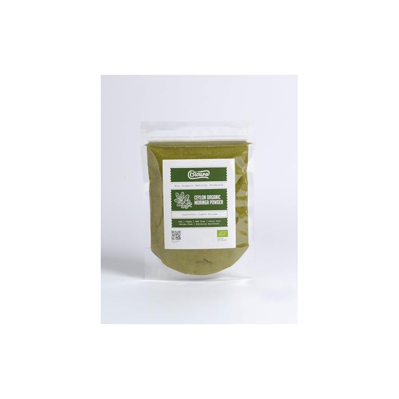 Ceylon Organic Moringa Powder, 100g, Rich Aroma, Unique Flavour