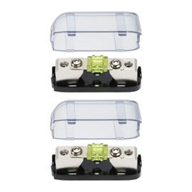 OTOTEC 2pcs Car Audio Mini ANL Power Fuse Holder 23x20mm Metal Socket Fuse Holder with 100A Fuse for Electronic and Electric Chargers