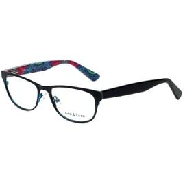Ana & Luca Designer Reading Glasses Chiara in Black 51mm +6.00