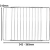 SPARES2GO Extendable Width Chrome Shelf For Spinflo Oven Cooker (310