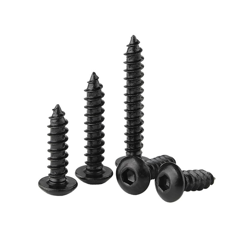 ORANXIN M4 x 12 mm, 50 pieces, carbon steel, round