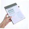 TEHAUX Small Size A5 Daily Work Planner Checklists Notepad Daily