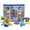 MEGA BLOKS Juego de construcción de bolsa de construcción más