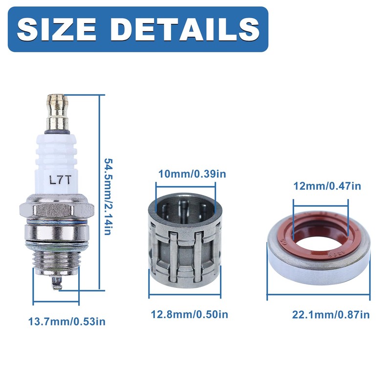 AUMEL 40mm Cylinder Piston Kit For Stihl FT250 HT250 FS250