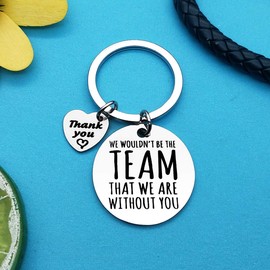 Boss Gifts Keyring Manager Gifts We Wouldn't be The Team That We are Without You Keyring Team Leader Gifts Christmas Birthday Retirement Farewell Gifts Thank You Gifts for Boss Manager Supervisor