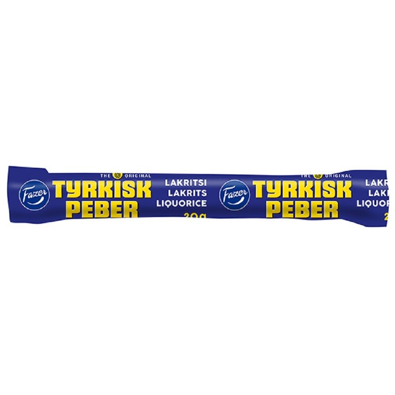 Fazer Lakritsi Tyrkisk Peber filled Black Licorice - Candy -