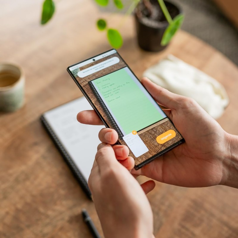 BAMBOOK Tropical Notebook - A5 - Squared, Reusable Notebook, Notepad,