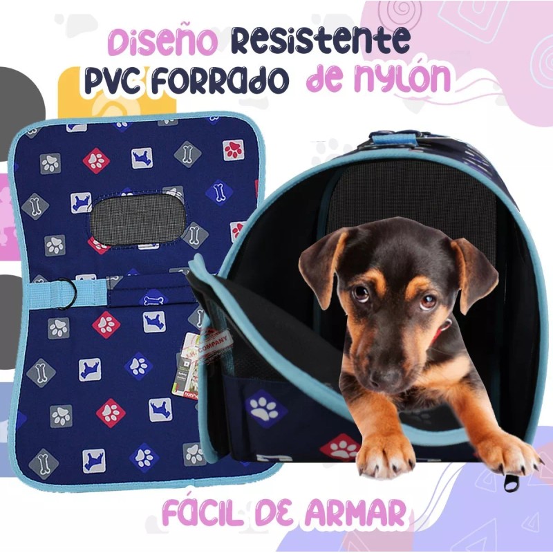 Nunbell Transportadora De Tela Para Perro Bolso Desmontable Chico