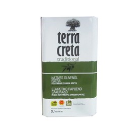 Terra Creta traditional Extra Virgin Olive Oil 3L can