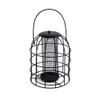 Iron Cage Bird Feeder Metal Bird Food Dispenser Hanging Feeding