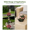 Koutemie 2-in-1 Umbrella Planter for Patio Table & Pole, Half