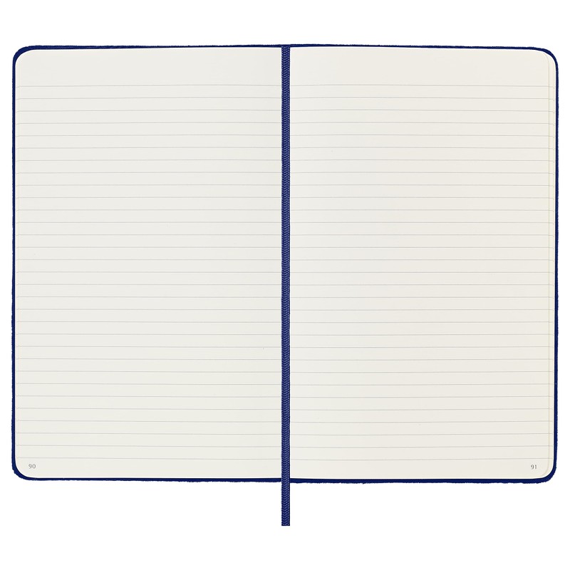 Moleskine Lined Notebook, Limited Edition Velvet Collection, Velvet Hard Cover