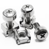 Lancher 60-Pack M6 x 16mm Screws and Cage Nuts for