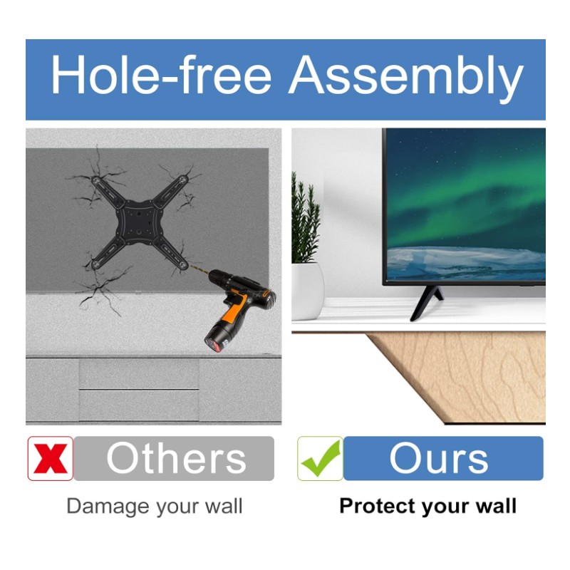 Dinghosen TCL Roku Smart TV Base Stand Legs for 28-65