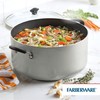 Farberware Cookware Nonstick Stockpot with Lid, 10.5 Quart, Silver