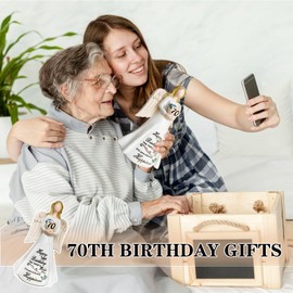 70th Birthday Angel Figurine Gifts for Women，Her - 70 Years Old Gifts for Mom from Daughter, 70th Birthday Gift Angel Figurines for Grandmothers, Mothers, Sister,Aunts, Friends