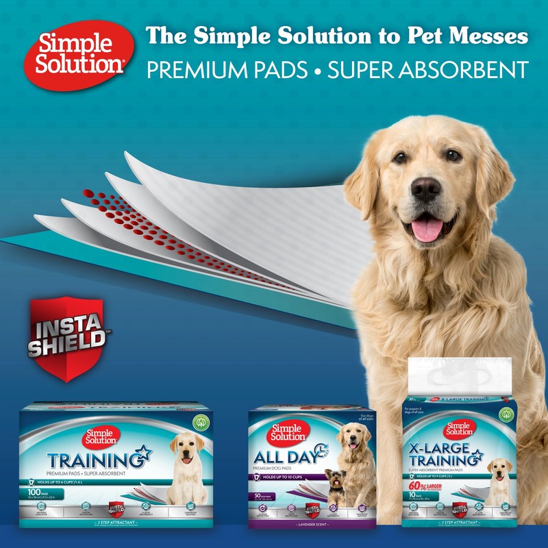 Simple Solution All Day Pee Pads for Dogs, Puppy Potty