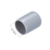 QUARKZMAN Pack of 25 Rubber End Caps 15 mm ID