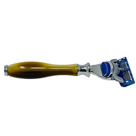 5 Blade Horn Razor with Chrome -- From GBS