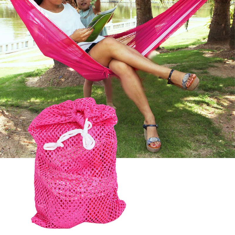 Portable Small Mesh Cloth Breathable Hammock Outdoor Courtyard Camping Leisure