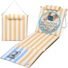 Strandmatte klappbar mit Dicker Polsterung –strandliege klappbar leicht für Strand,