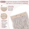 SEGO 20 Inch One Piece Clip In Hair Extensions Long
